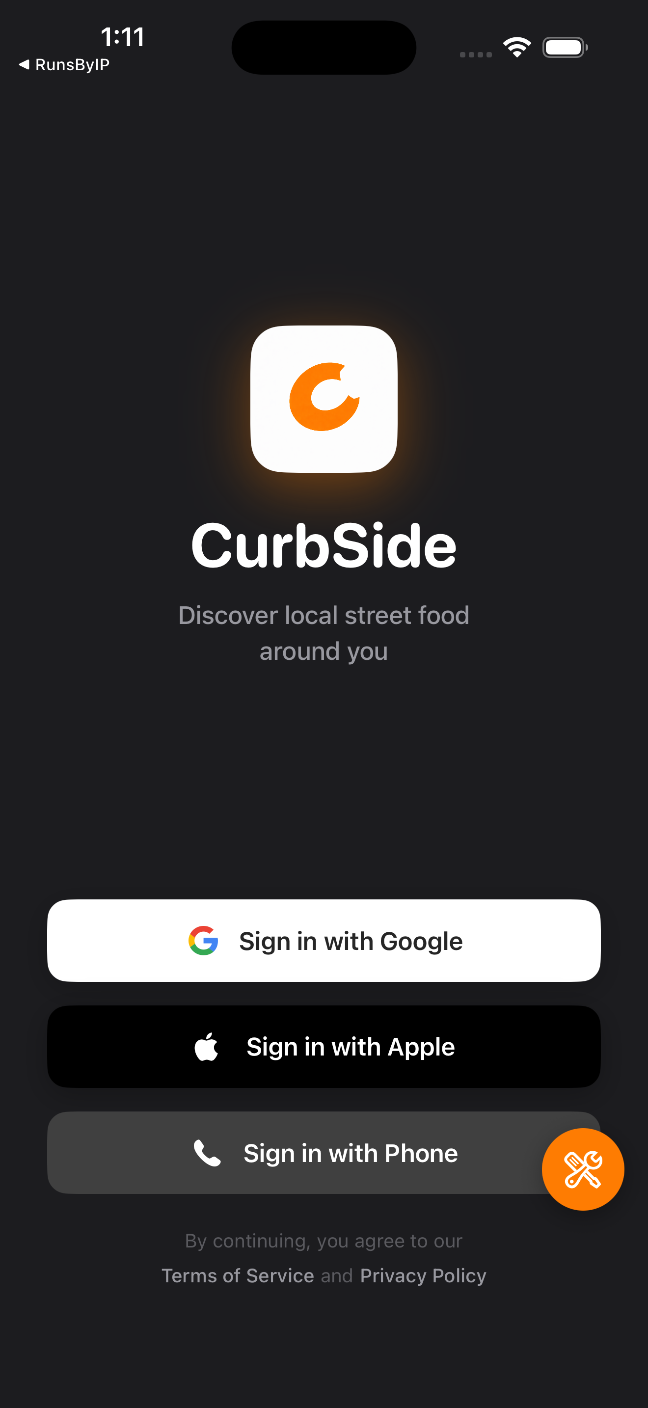 CurbSide Login
